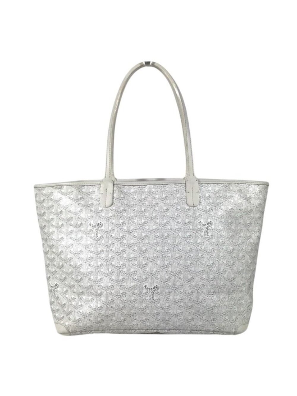 Goyard Shoulder Bag Artois PM Leather White
